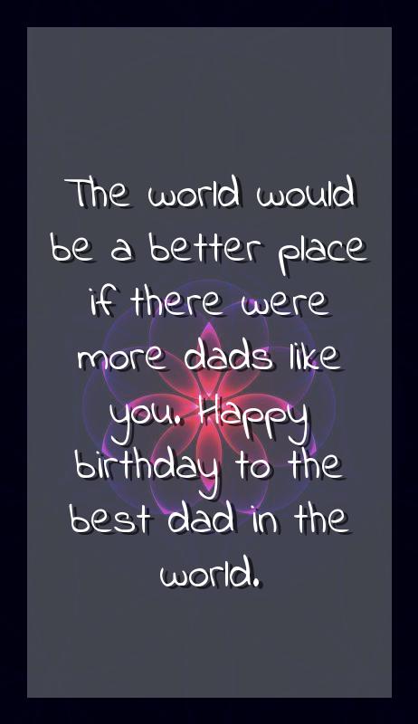 daddy birthday wishes status